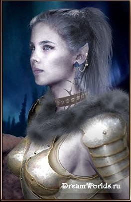 Портреты персонажей-девушек из игры Neverwinter Nights