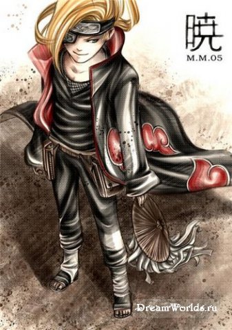 Подборка арта к аниме Наруто: часть 2 - Дейдра