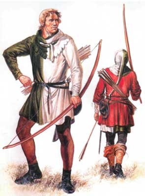 Английская средневековая военная униформа