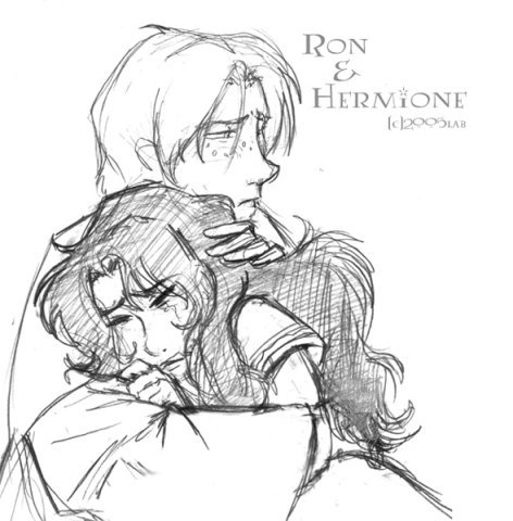 Рон и Гермиона.
