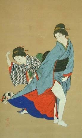 Чудовища японской мифологии 1231955274_koshka-ne-puskaet-gejjshu-v-ubornuju