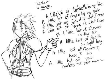 Zack Fair. Final Fantasy VII