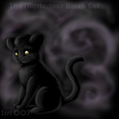 Выставка кошек. Black