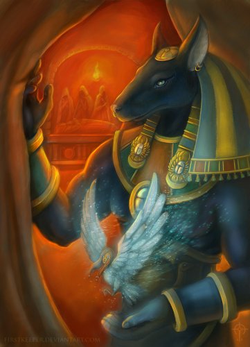 Египетский бог смерти Анубис