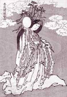 Аматэрасу оо-миками (богиня Солнца)