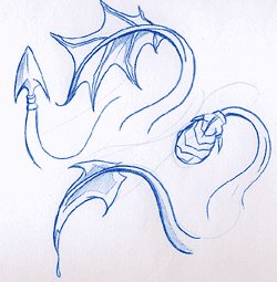 Рисуем дракона целиком - Demiart