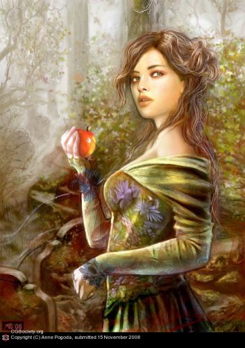 Тема женщины и яблока