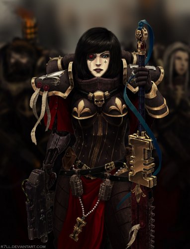 Арт по Warhammer 40k. Sisters of Battle