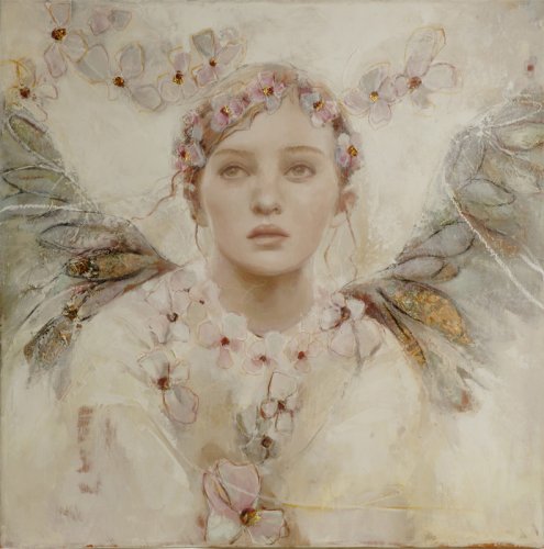 Девушки-ангелы художницы Elvira Amrheim