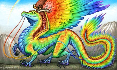 Радужный дракон: возлюбленное дитя Тиамат