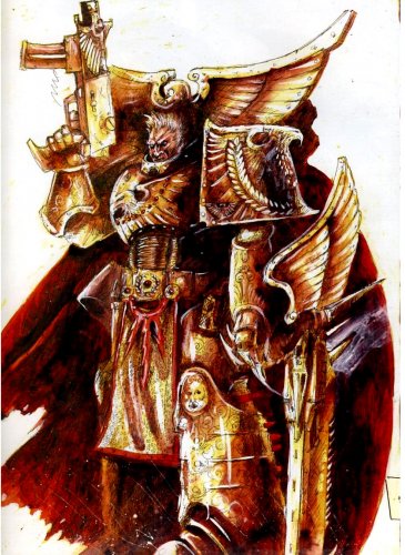 Арт по Warhammer 40k. Император и Примархи