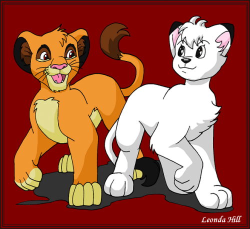 Кимба и Симба: львята-близнецы