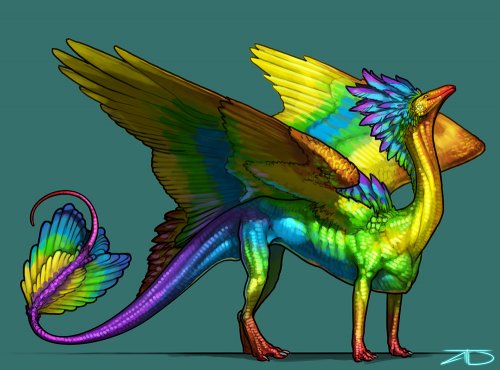 Призматический дракон: вся сила радуги