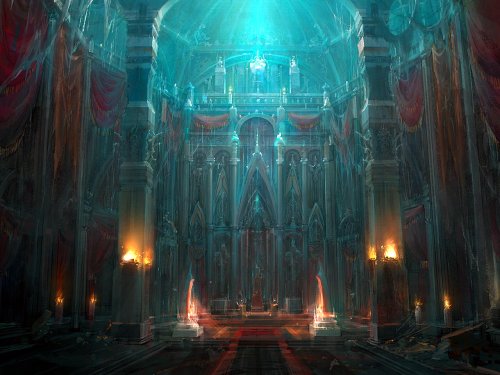 Fantasy cathedral