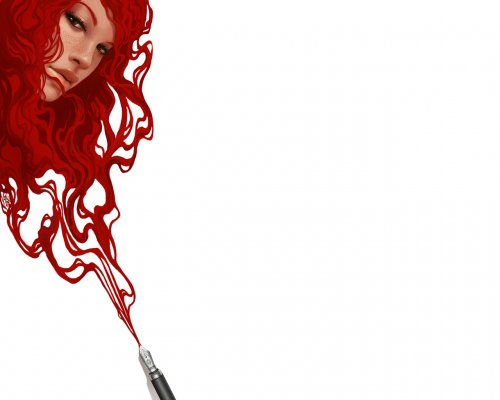 Красота рыжих волос