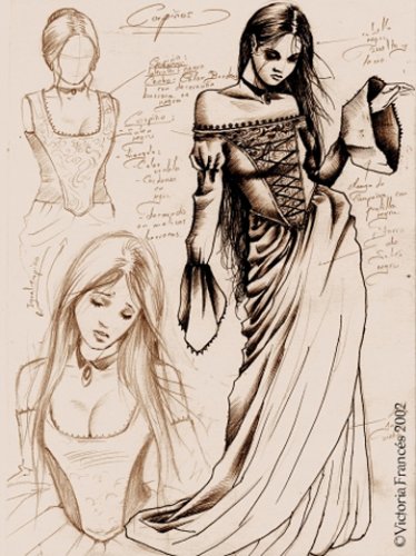 Иллюстрации и персонажи Victoria Franc&#233;s.