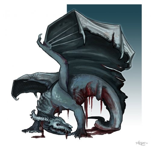Осадочный дракон: гниющая плоть