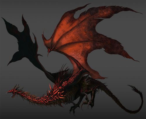 Тенепламенный дракон: посланник нижних миров