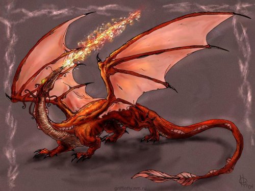 Тенепламенный дракон: посланник нижних миров
