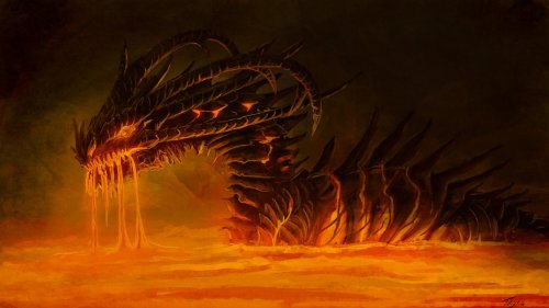 Калефактный дракон: исторгнутый вулканом