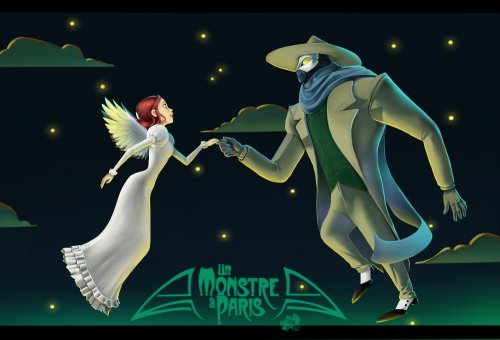 Небольшая подборка по мультфильму "Монстр в Париже"