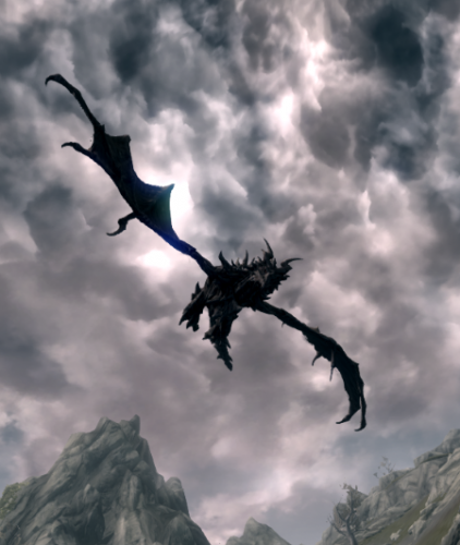 Драконы из Skyrim