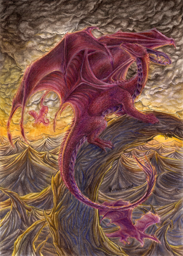 Багряный дракон: ярость пламени