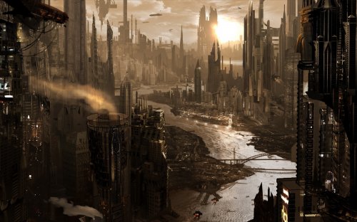 Cyberpunk Cities: Sky Is Over