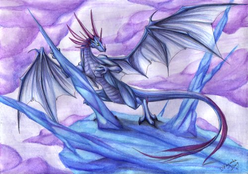 Кристаллиновый дракон: сияющие крылья