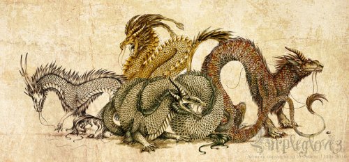 Восточные драконы: служители богов