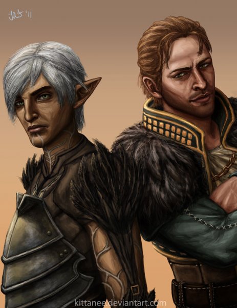 Dragon Age II: Фенрис и Меррилл