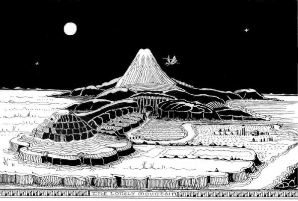 Уникальная коллекция иллюстраций Толкиена к "Хоббиту"