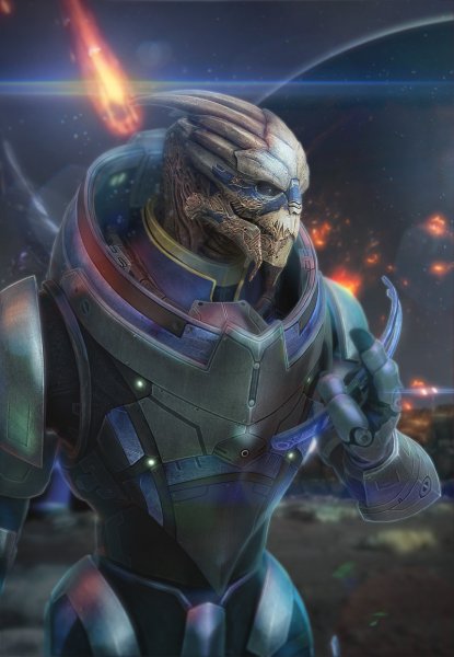 Mass Effect: Гаррус Вакариан и Тейн Криос