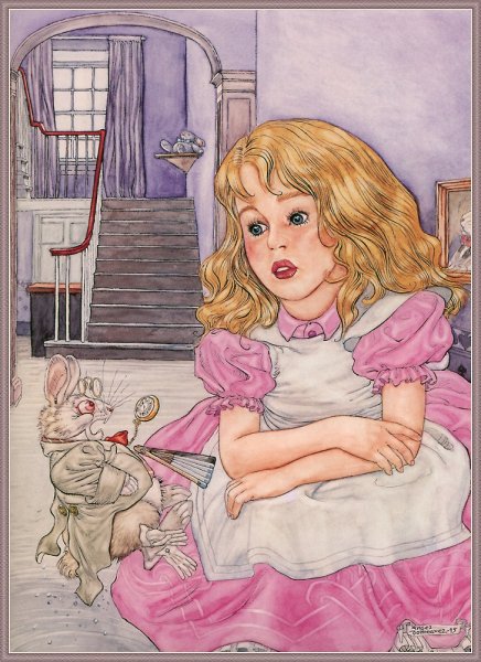 Иллюстрации к незабываемой Алисе от Angel Dominguez