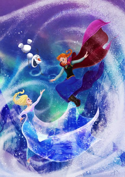 Прекрасные арты мультфильма Frozen