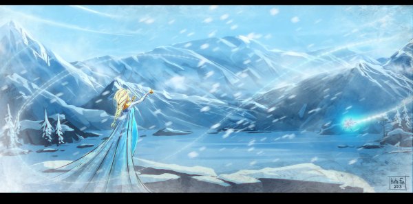 Прекрасные арты мультфильма Frozen