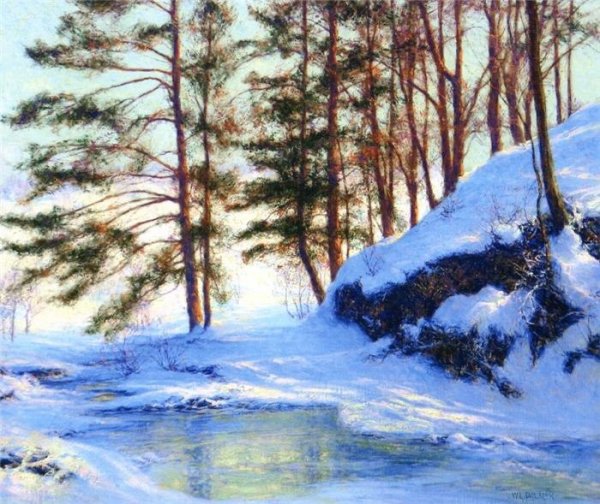 Нежные краски зимы by Walter Palmer