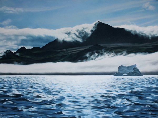 Холодное синее море Зарии Форман (Zaria Forman)